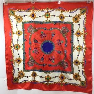 Vintage Berkshire jewels and bows scarf